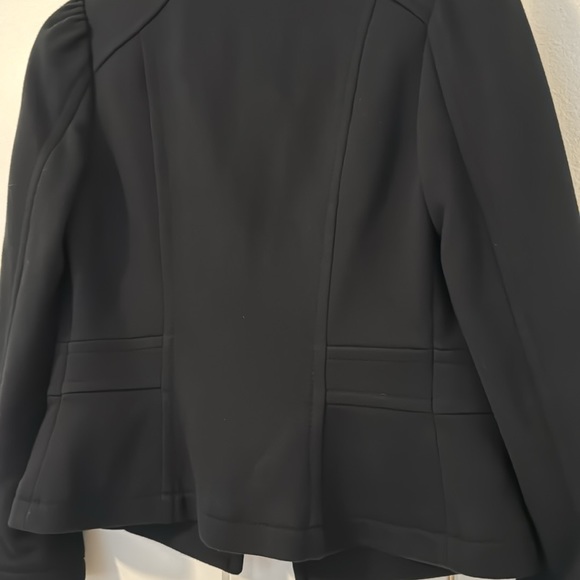 H&M Fitted Cropped Button Black Peacoat 4/34 - Picture 7 of 10